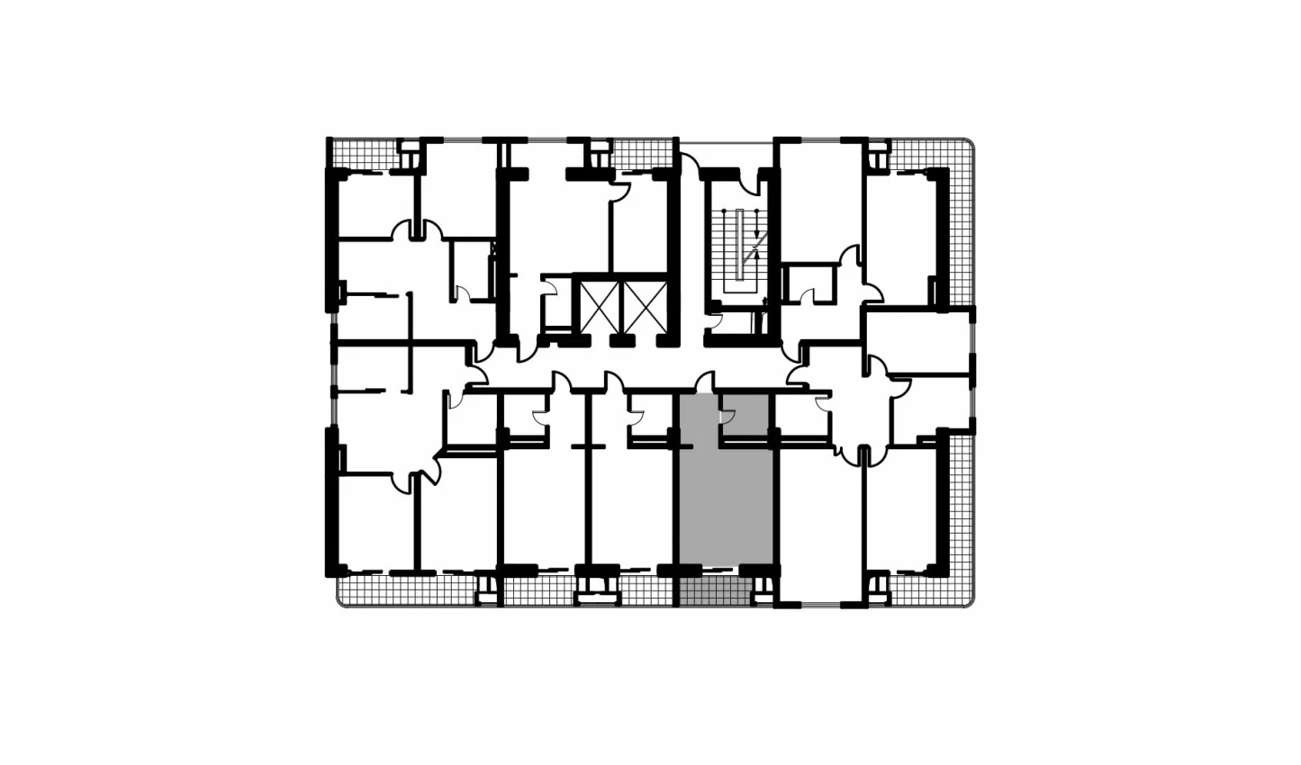 1-комнатная квартира 34.8 м²  12/12 этаж