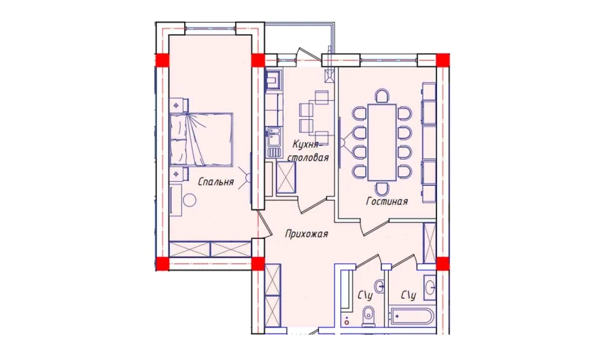 5-комнатная квартира 122.41 м²  7/8 этаж | Жилой комплекс STAR HOUSE RESIDENCE