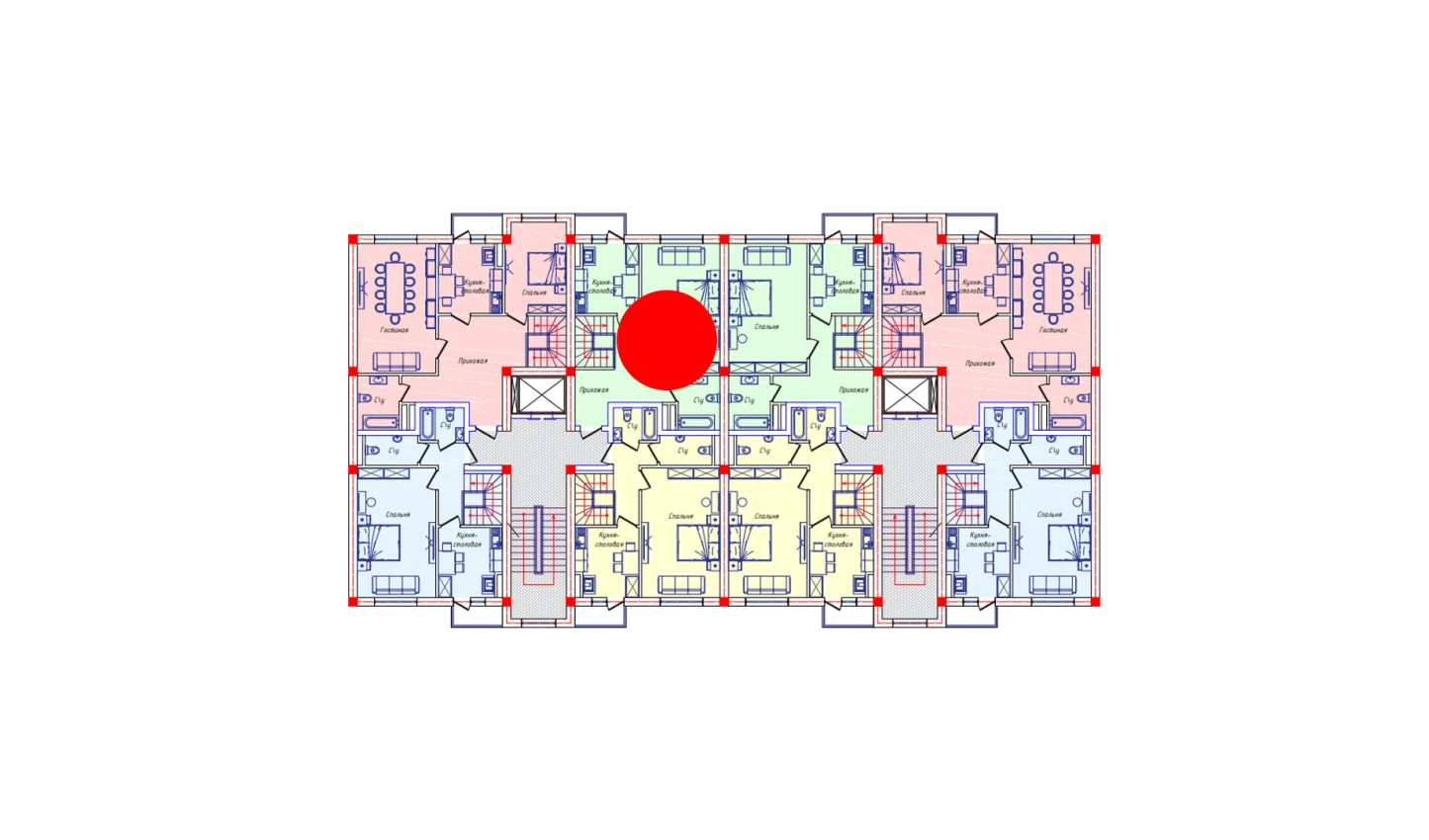 5-комнатная квартира 113.5 м²  7/7 этаж