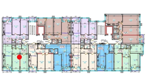 3-xonali xonadon 81.71 m²  9/9 qavat | Aero Town Turar-joy majmuasi