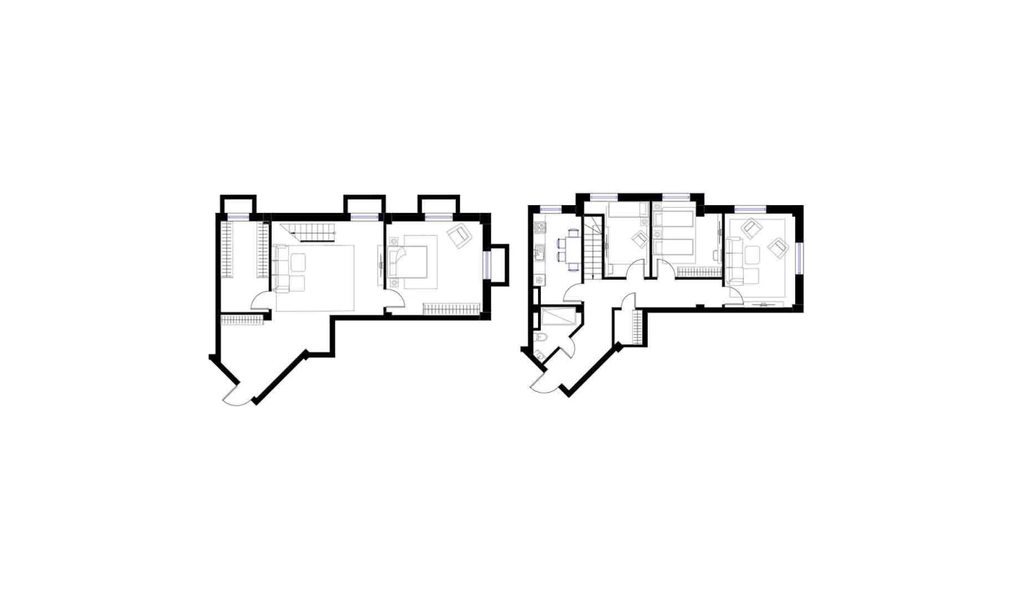 3-комнатная квартира 80.5 м²  1/1 этаж