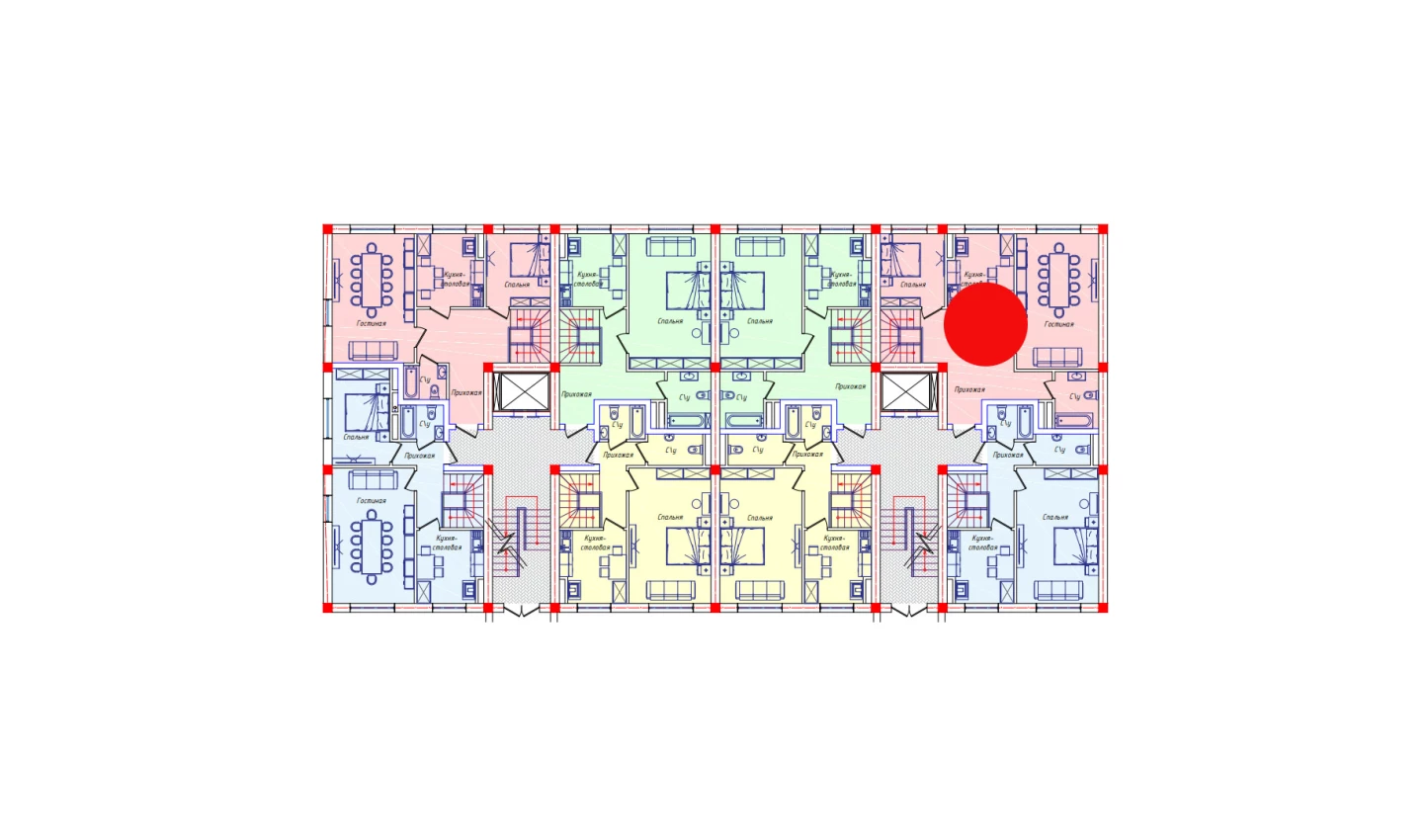 5-комнатная квартира 146.4 м²  1/1 этаж