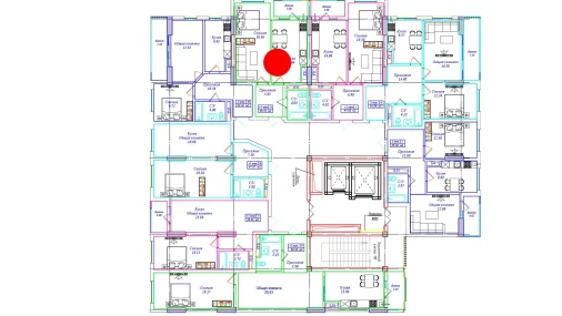 1-комнатная квартира 46.1 м²  10/16 этаж | Жилой комплекс UCHTEPA CITY