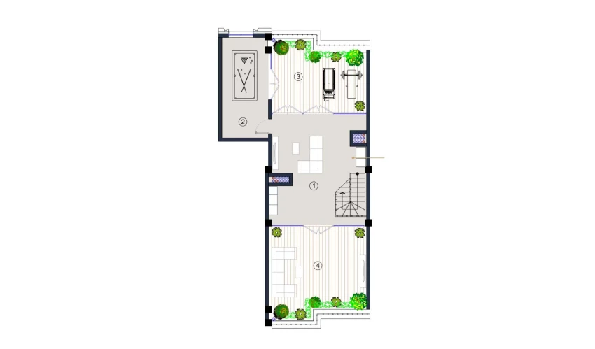 3-комнатная квартира 200 м²  9/9 этаж | Жилой комплекс FLORYA RESIDENCE