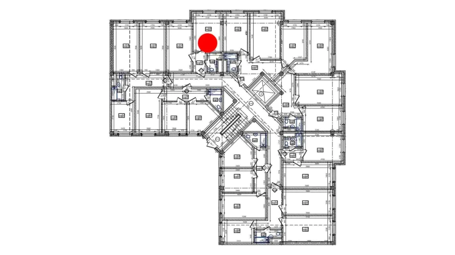 1-комнатная квартира 39.3 м²  1/1 этаж