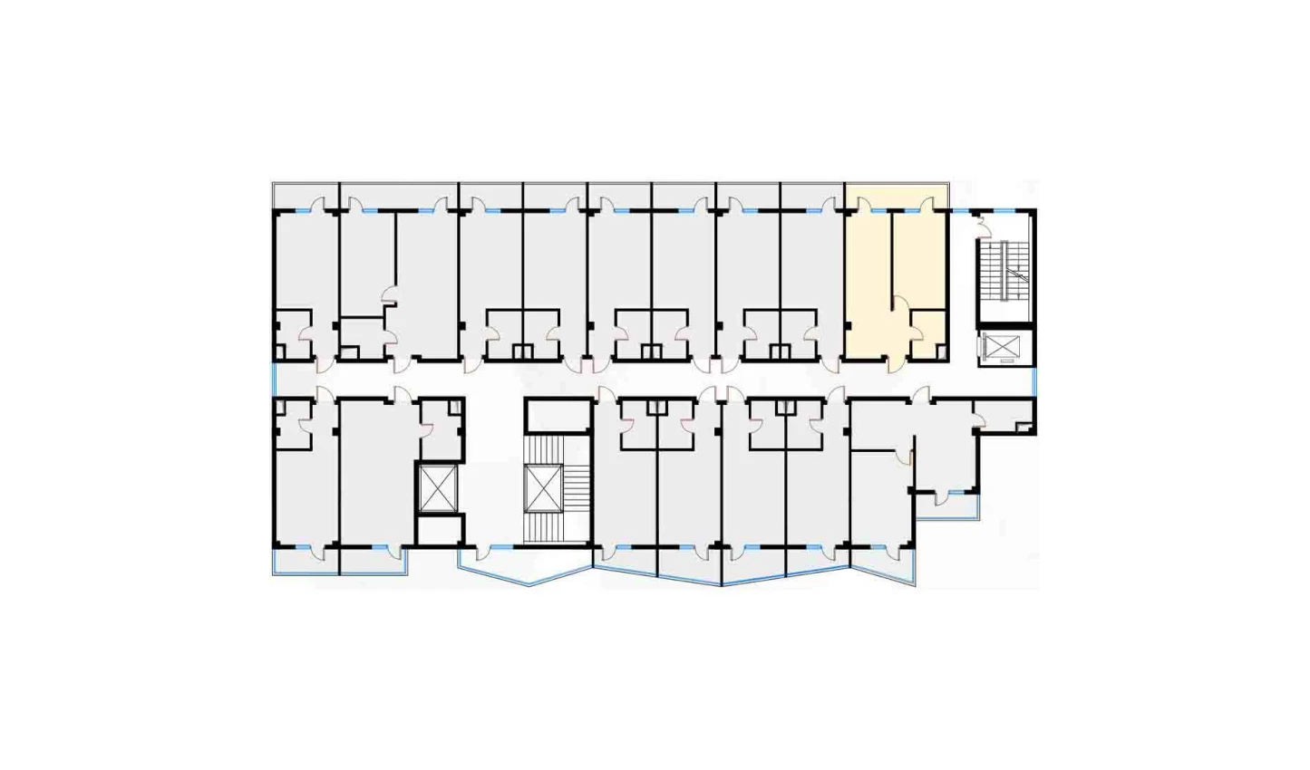 2-xonali xonadon 46.7 m²  5/7 qavat | Bochka Resort Turar-joy majmuasi