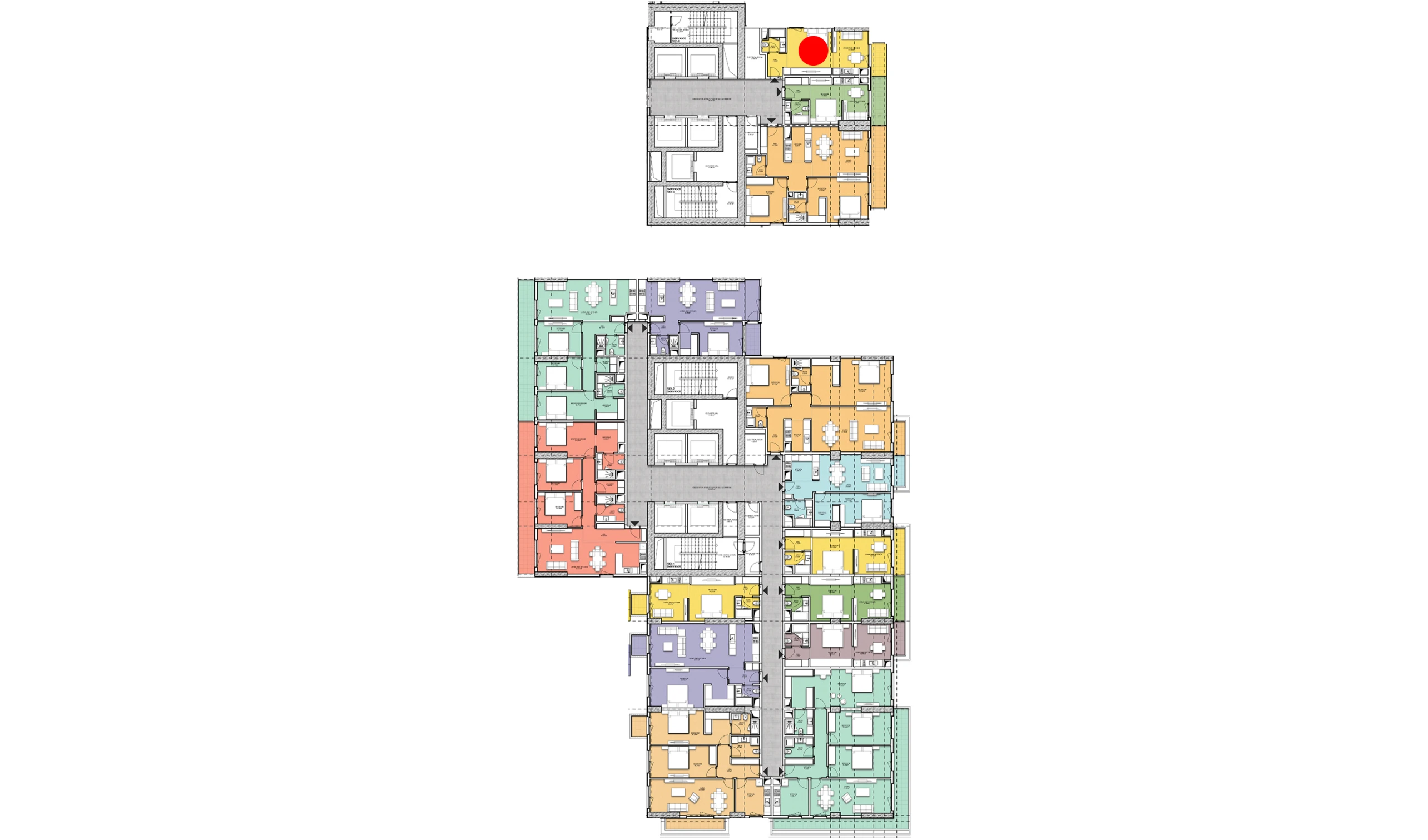 1-комнатная квартира 42.03 м²  19/19 этаж