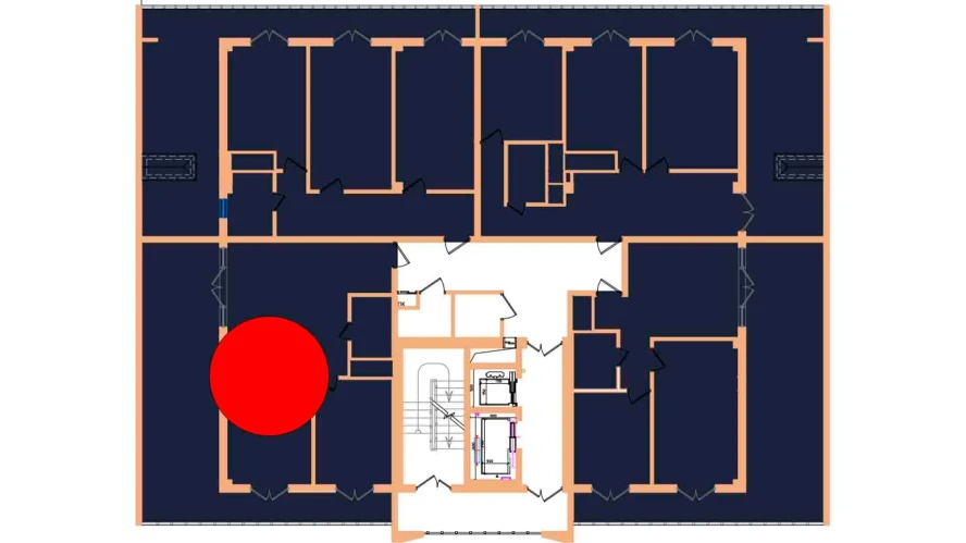 1-комнатная квартира 77.2 м²  17/17 этаж