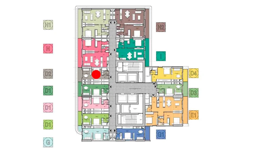 1-комнатная квартира 33.77 м²  5/5 этаж