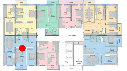 3-xonali xonadon 80.98 m²  5/12 qavat | SERGELI CITY Turar-joy majmuasi