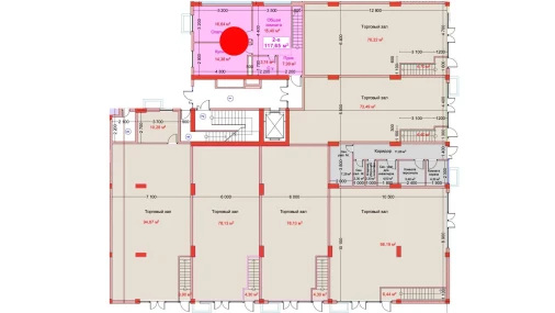 2-комнатная квартира 117.65 м²  1/8 этаж | Жилой комплекс CAPITAL AVENUE