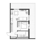 1-комн. квартира 41 м²  9/12 этаж | Жилой комплекс PARVOZ