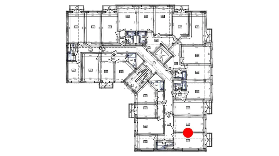 2-комнатная квартира 66.63 м²  2/2 этаж