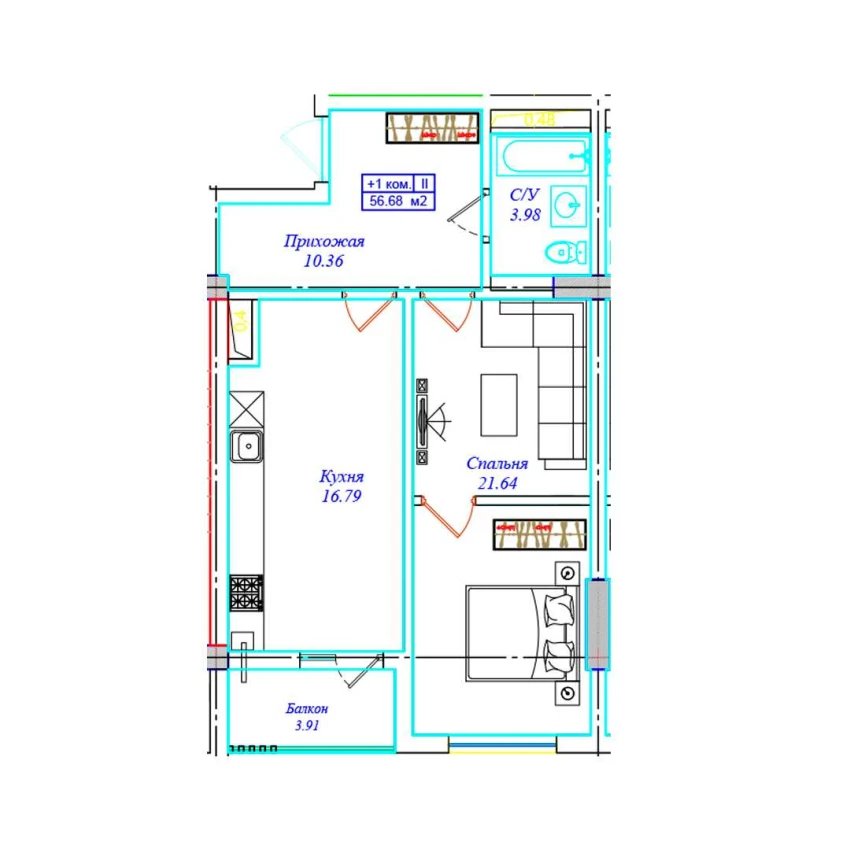 1-body.ApartmentCard.комнатная квартира 56.68 body.ApartmentCard.м²  2/2 body.ApartmentCard.этаж