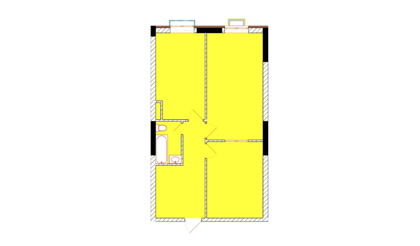 2-комнатная квартира 68.7 м²  7/12 этаж | Жилой комплекс Uchtepa Avenue