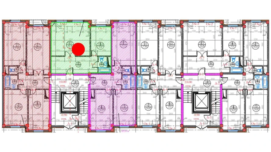 2-xonali xonadon 55.92 m²  1/1 qavat