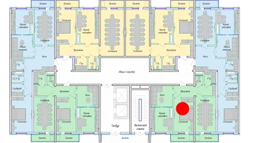 3-xonali xonadon 72.85 m²  8/12 qavat | SERGELI CITY Turar-joy majmuasi