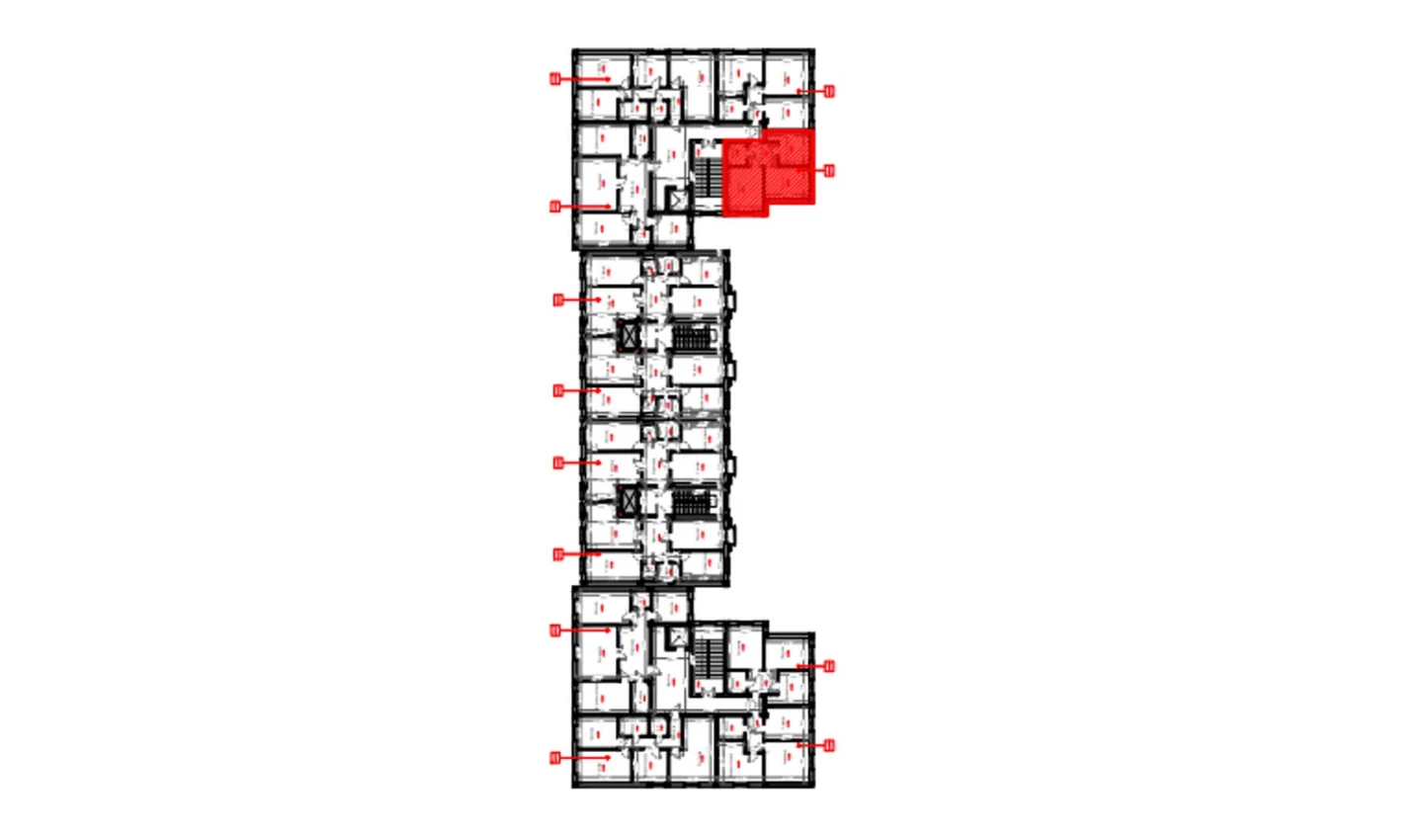 2-комнатная квартира 48.5 м²  5/5 этаж