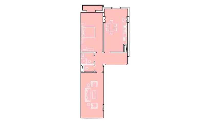 3-комнатная квартира 103.36 м²  6/8 этаж | Жилой комплекс Ziynat Capital