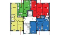 2-xonali xonadon 59.2 m²  2/9 qavat | NUR BARAKA Turar-joy majmuasi