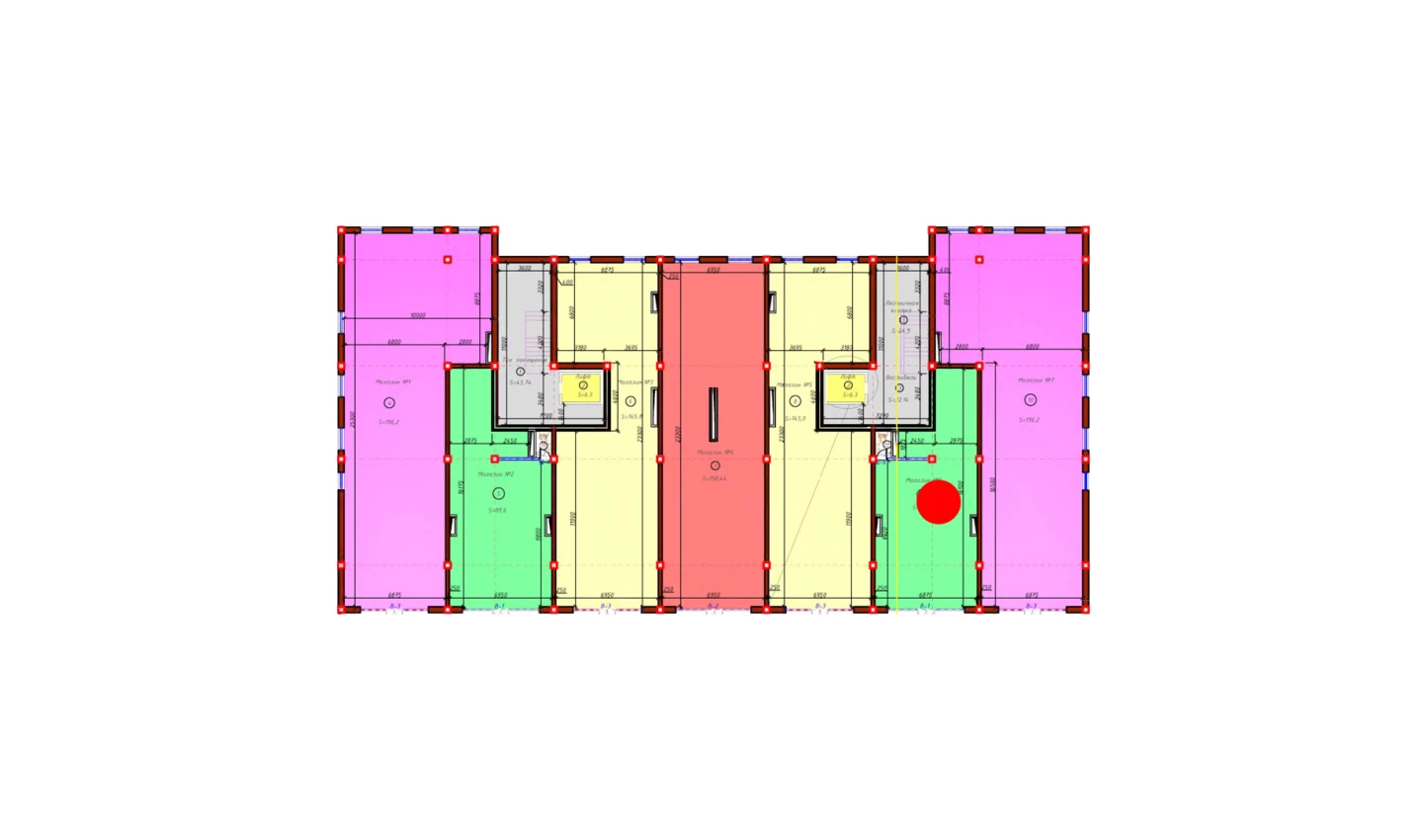 1-комнатная квартира 89.6 м²  1/1 этаж