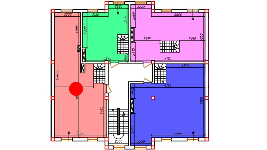 2-xonali xonadon 79.3 m²  5/5 qavat