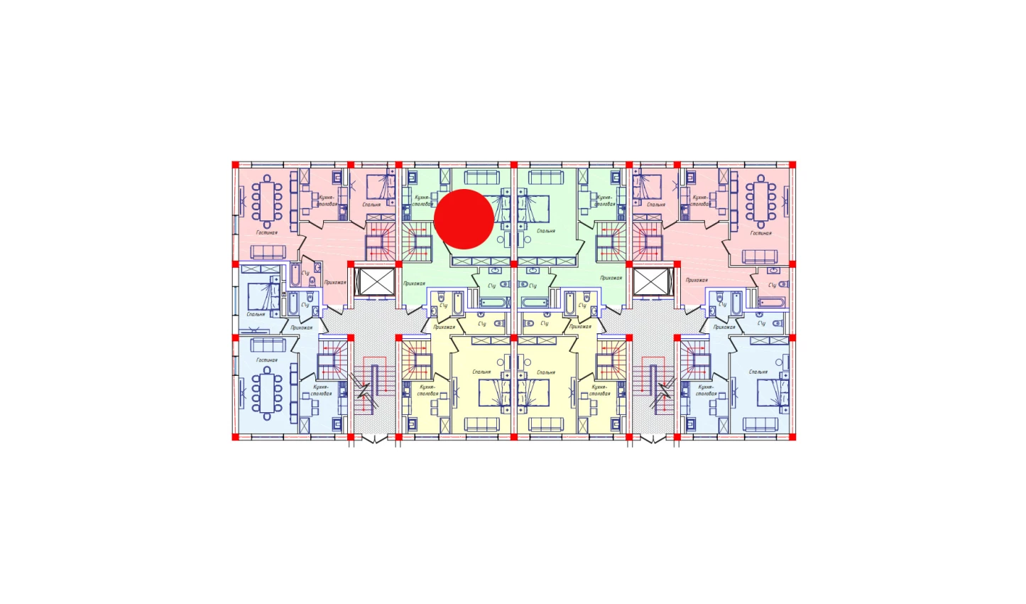 3-комнатная квартира 111.6 м²  1/1 этаж