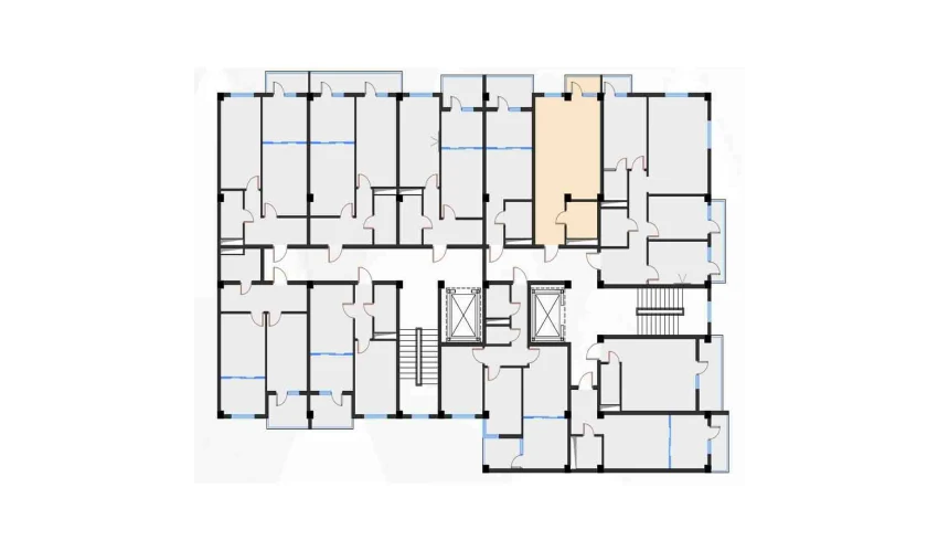 1-комнатная квартира 36.97 м²  5/7 этаж | Жилой комплекс Bochka Resort