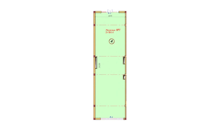 1-комнатная квартира 132.3 м²  1/9 этаж | Жилой комплекс SAMARQAND CITY