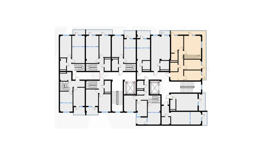 4-комнатная квартира 178.05 м²  7/7 этаж | Жилой комплекс Bochka Resort