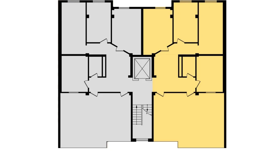 3-комнатная квартира 154 м²  8/8 этаж