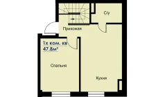 2-body.ApartmentCard.комнатная квартира 47.8 body.ApartmentCard.м²  1/1 body.ApartmentCard.этаж