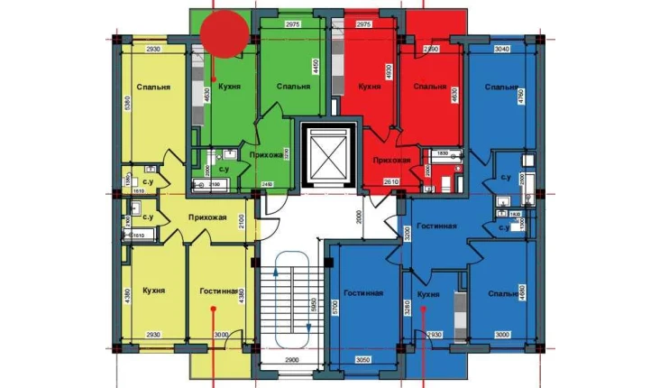 1-комнатная квартира 41.9 м²  5/9 этаж | Жилой комплекс NUR BARAKA