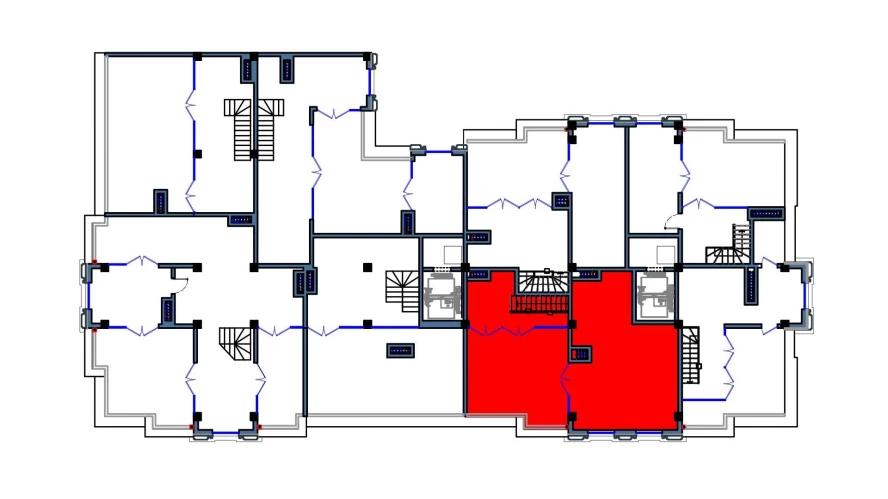 3-комнатная квартира 88 м²  9/9 этаж