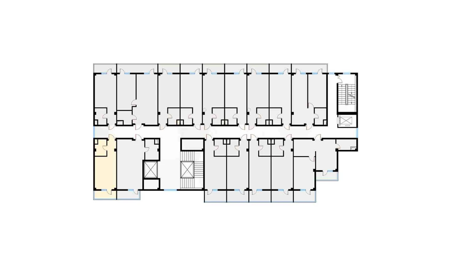 1-комн. квартира 28.75 м²  3/7 этаж | Жилой комплекс Bochka Resort