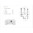 1-xonali xonadon 43 m²  2/5 qavat | Yangi O'zbekiston Turar-joy majmuasi