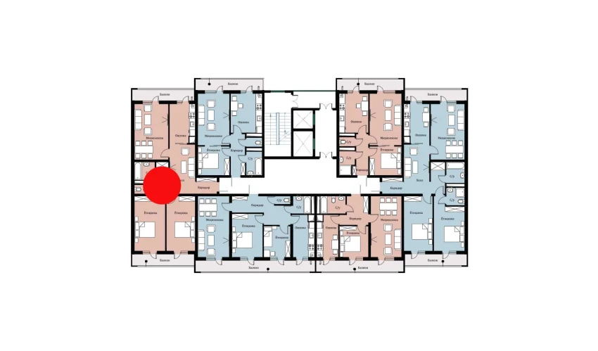 3-xonali xonadon 87.65 m²  9/16 qavat | SOKIN DIYOR Turar-joy majmuasi