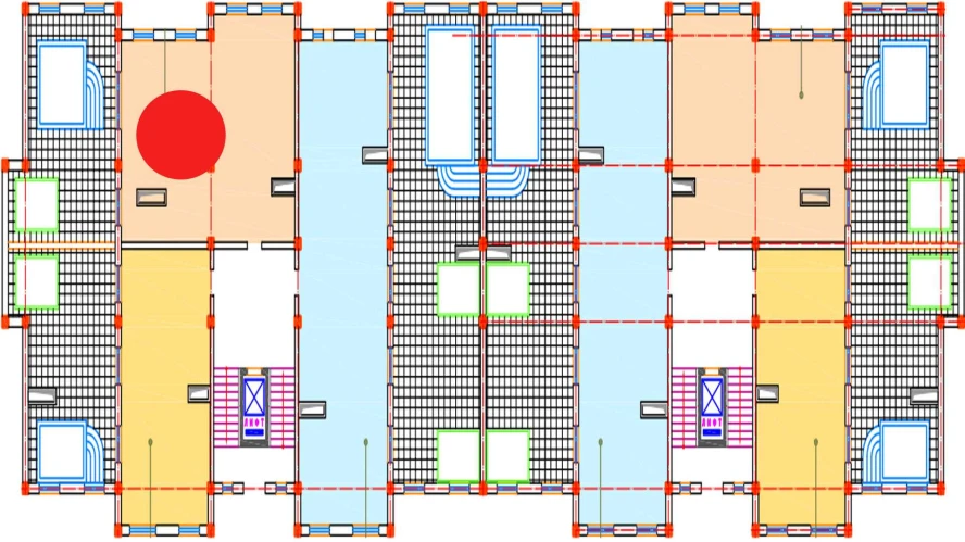 4-комнатная квартира 97 м²  10/10 этаж