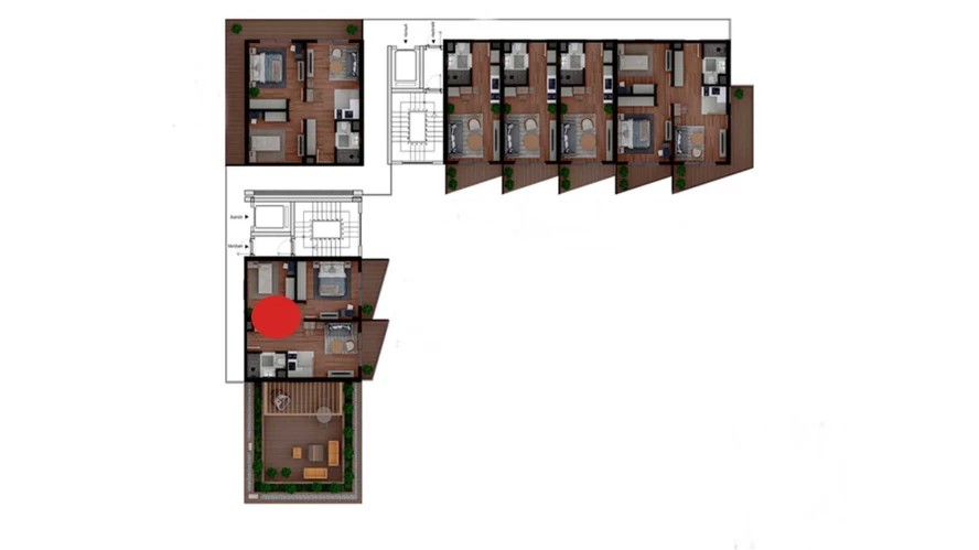 3-комнатная квартира 53.973 м²  5/5 этаж