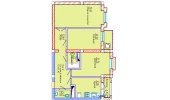 3-комн. квартира 75.82 м²  5/10 этаж | Жилой комплекс Samarqand Park Avenue