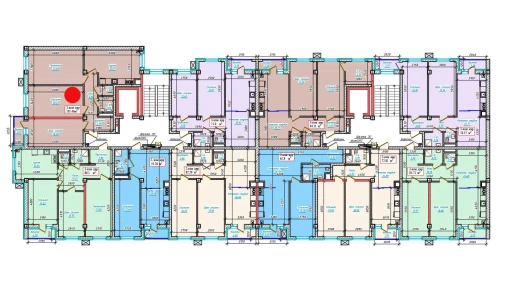 3-комнатная квартира 101.46 м²  5/9 этаж | Жилой комплекс Aero Town