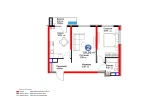 2-комн. квартира 59.95 м²  5/16 этаж | Жилой комплекс BI SAN'AT