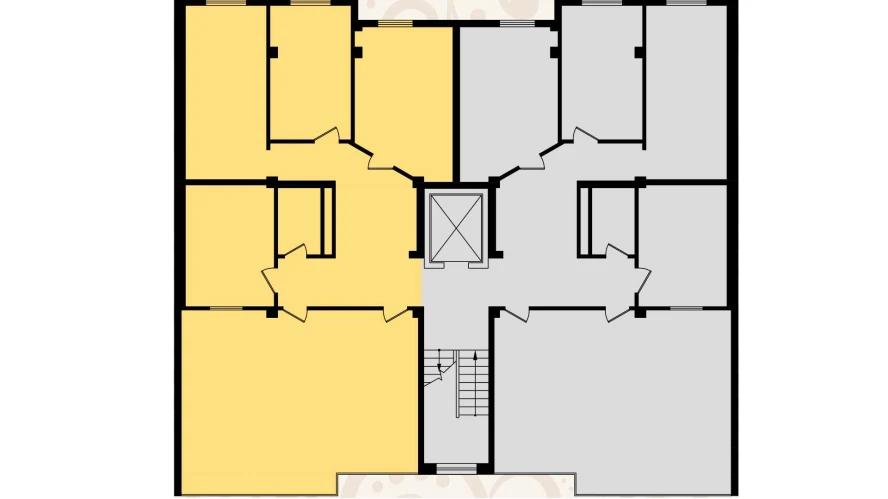 3-комнатная квартира 154 м²  8/8 этаж