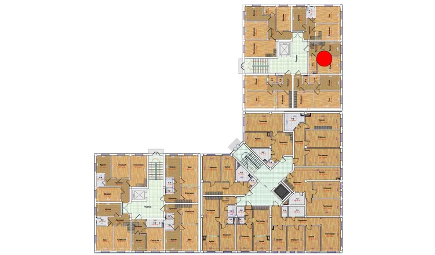 1-комнатная квартира 30.3 м²  1/9 этаж | Жилой комплекс MBG