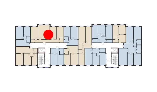 3-комнатная квартира 99.67 м²  9/10 этаж | Жилой комплекс Ko'kcha-Oqtepa