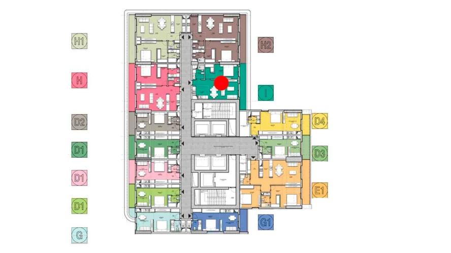 2-комнатная квартира 58.08 м²  5/5 этаж