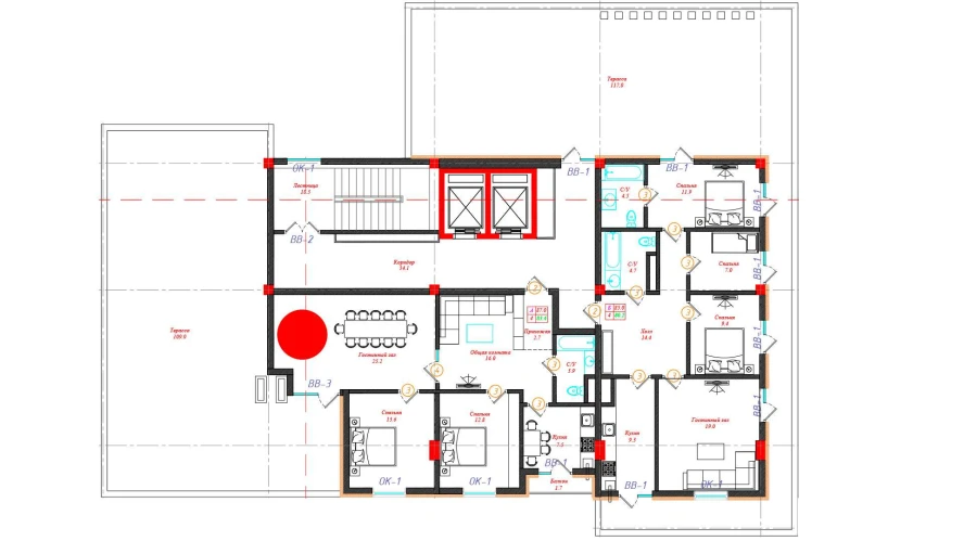 2-комн. квартира 196 м²  12/12 этаж | Жилой комплекс CHINARA PARK