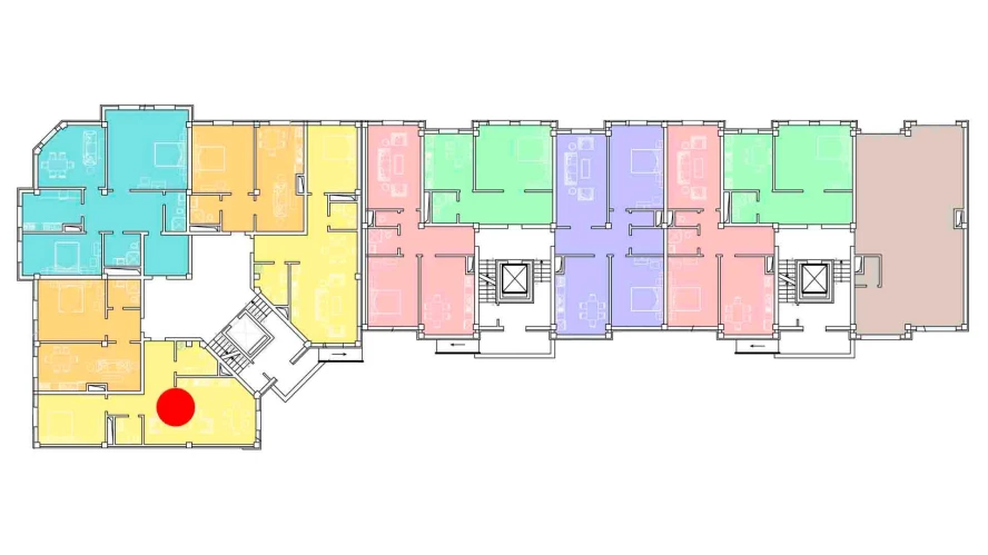 2-xonali xonadon 79 m²  1/1 qavat