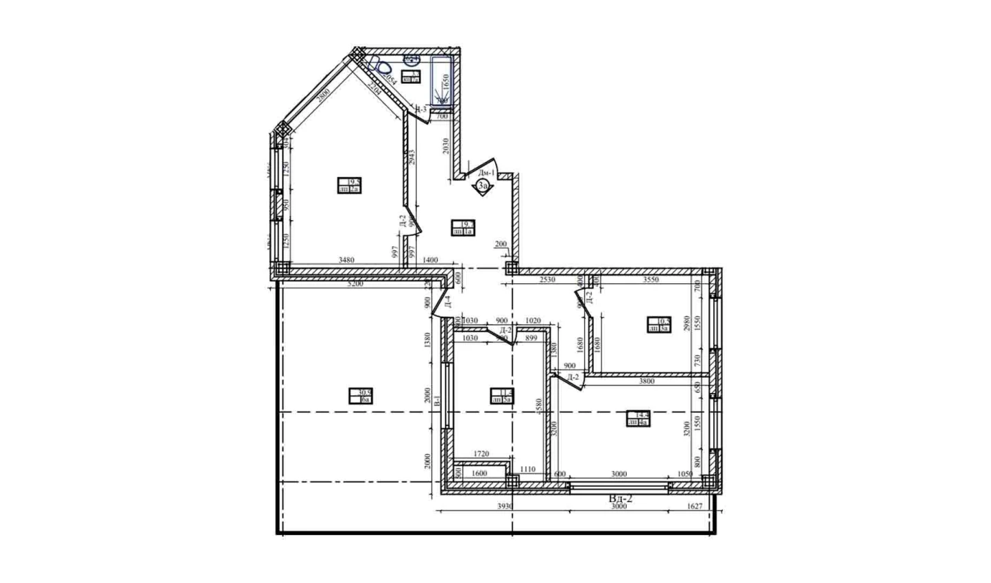 3-xonali xonadon 99.7 m²  8/8 qavat