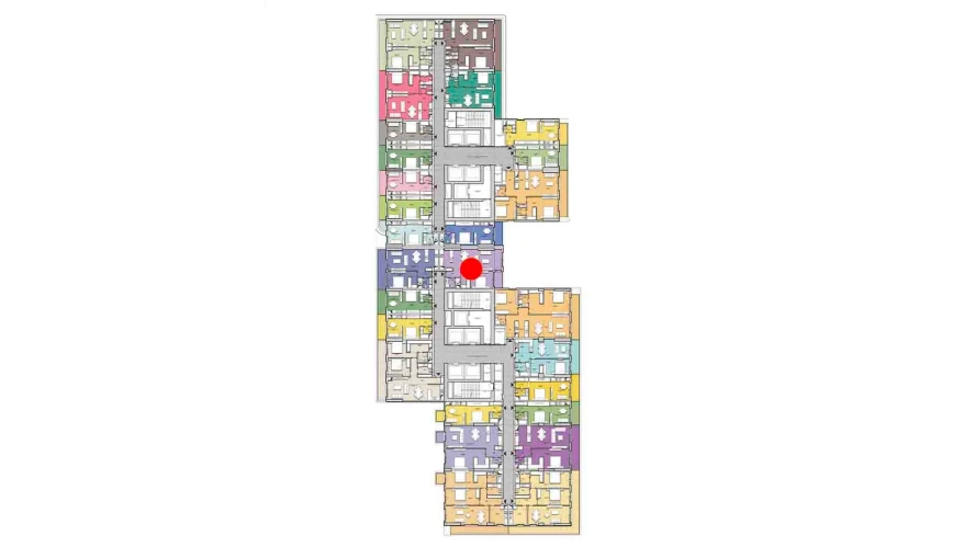 1-комнатная квартира 60.94 м²  5/5 этаж